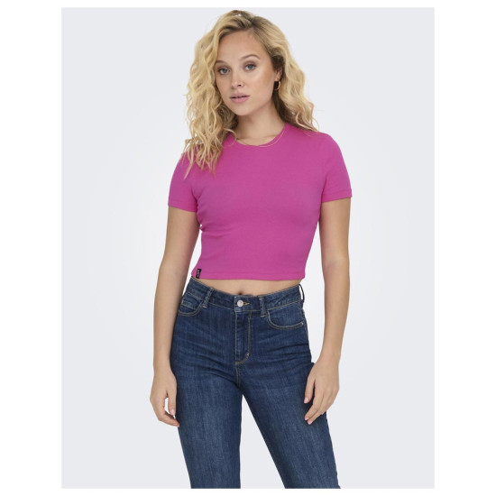 Only Γυναικεία κοντομάνικη μπλούζα Cropped Top Only Γυναικεία κοντομάνικη μπλούζα Cropped Top